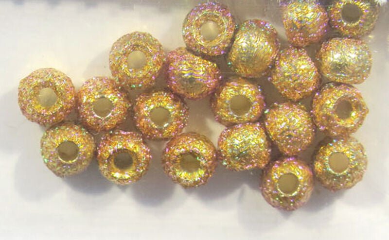 Hareline Dubbin - Gritty Brass Beads - Feather Craft Fly Fishing