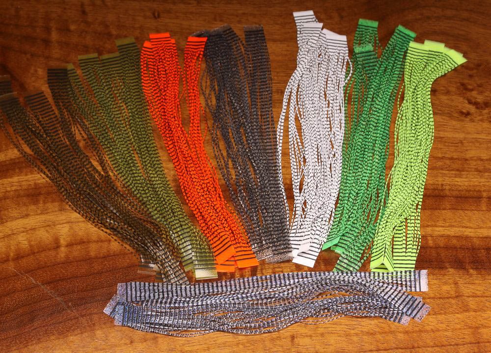 Hareline Dubbin - Grizzly Micro Legs - Feather Craft Fly Fishing