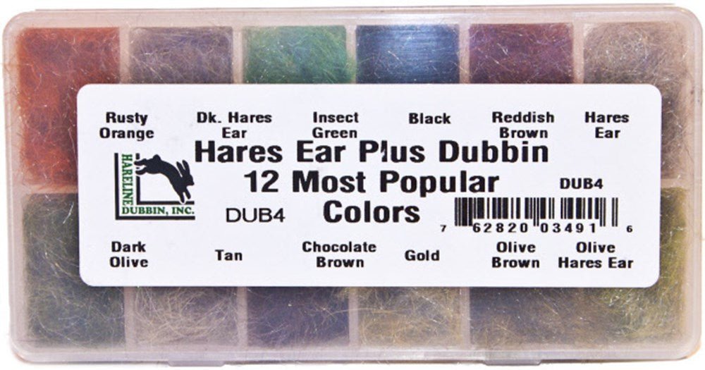 Hareline Dubbin - Hareline Hares Ear Plus Dubbing Dispenser - Feather Craft Fly Fishing