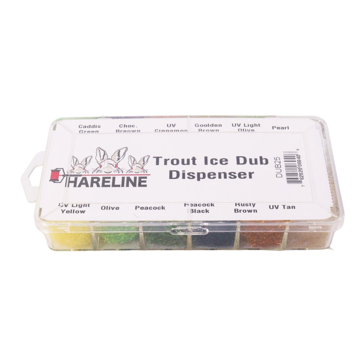 Hareline Dubbin - Hareline Trout Ice Dubbing Loaded Dispenser - Feather Craft Fly Fishing