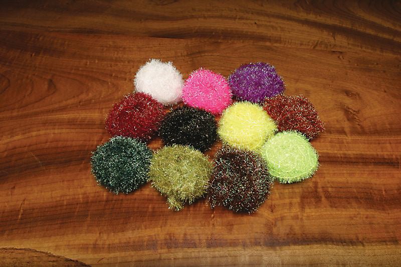 Hareline Dubbin - Krystal Flash Chenille - Feather Craft Fly Fishing