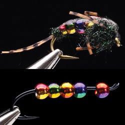 Hareline Dubbin - Rainbow Brass Beads - Feather Craft Fly Fishing
