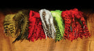 Hareline Dubbin - Strung 4" - 6" Grizzly Variant Saddle Hackle - Feather Craft Fly Fishing