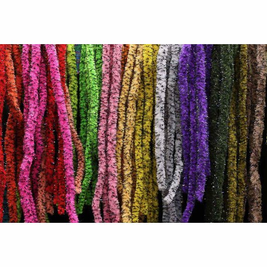 Hareline Dubbin - Uv Mottled Galaxy Mop Chenille - Feather Craft Fly Fishing