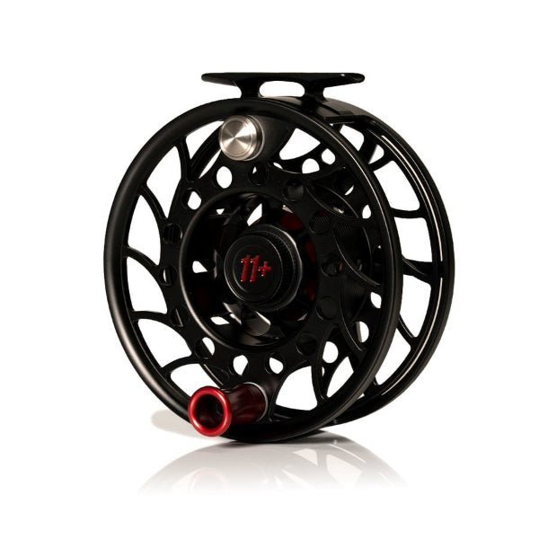 Hatch - Hatch Iconic Custom Black Widow 11 Plus Mid - Arbor Fly Reel - Feather Craft Fly Fishing