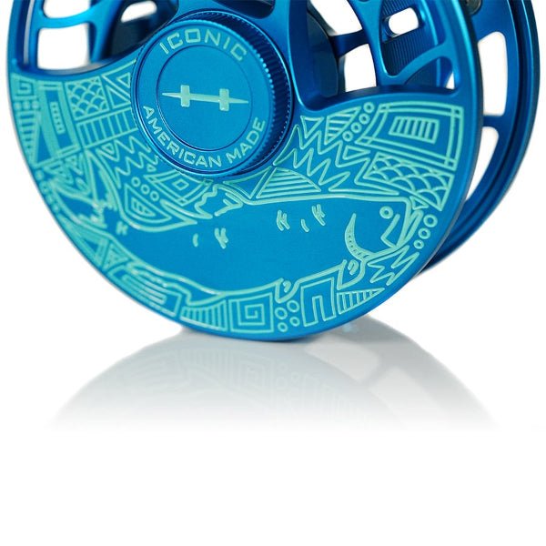Hatch - Hatch Iconic Custom Saltwater Slam 11 Plus Fly Reel - Feather Craft Fly Fishing