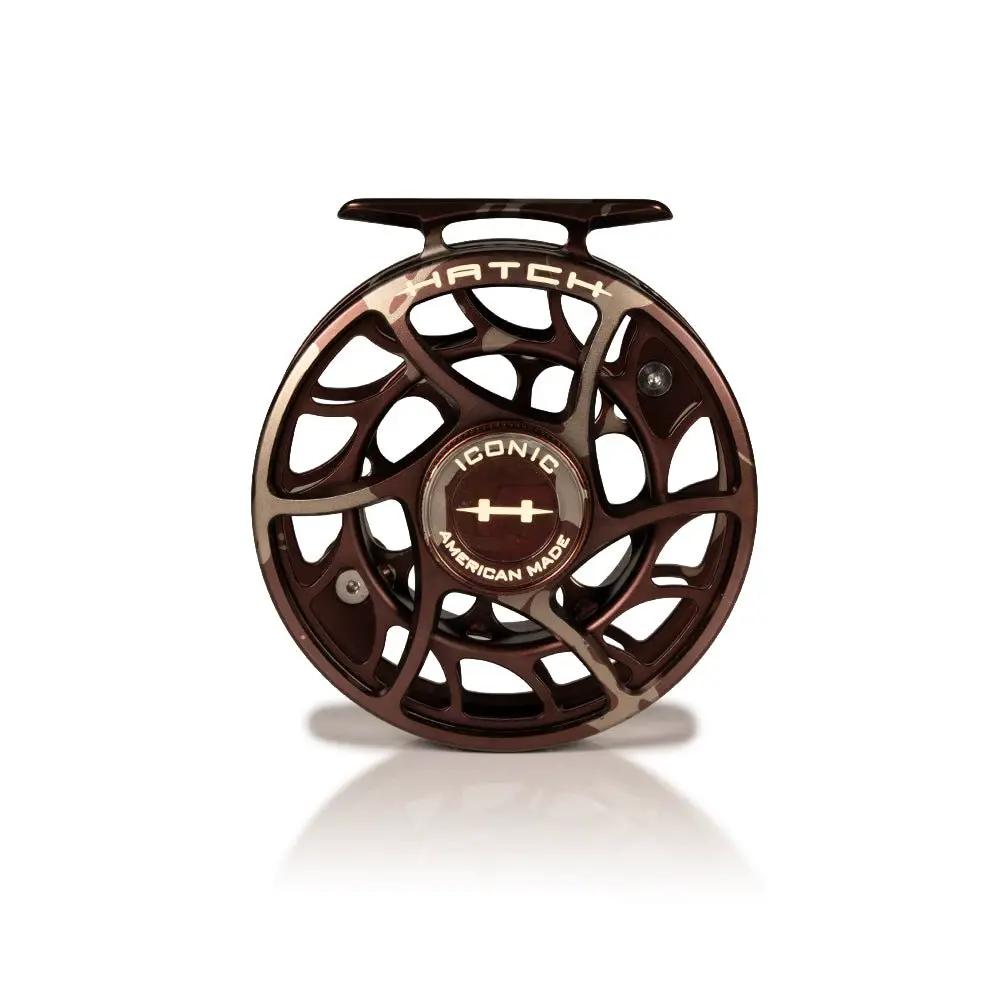 Hatch Custom Camo Iconic Large Arbor Fly Reel 7 Plus