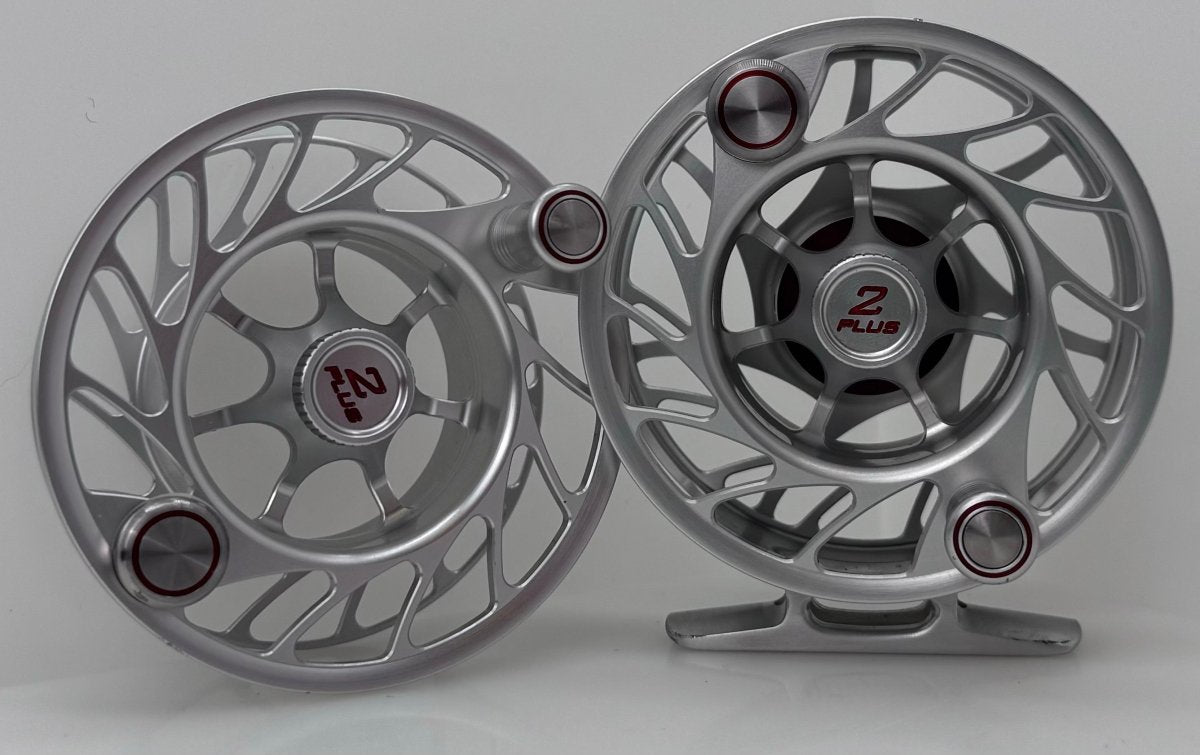 Hatch - Trade - In Hatch Finatic Fly Reel and Spool Combo Silver/Red - Feather Craft Fly Fishing