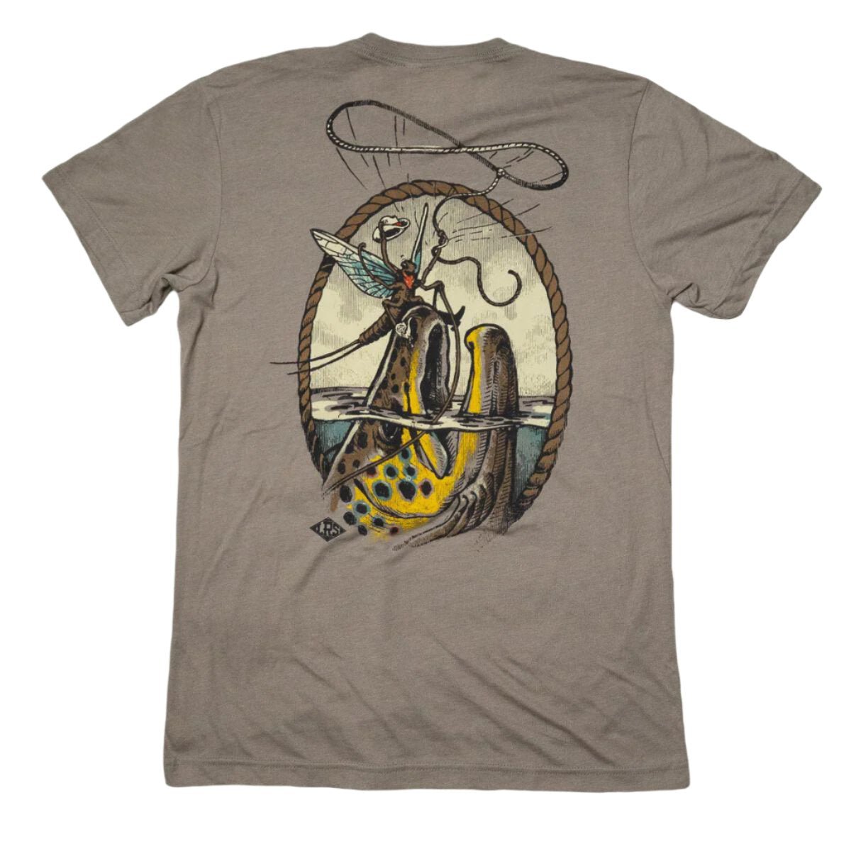 Lakes Rivers Streams - Lrs Mayfly Rodeo Tee - Feather Craft Fly Fishing