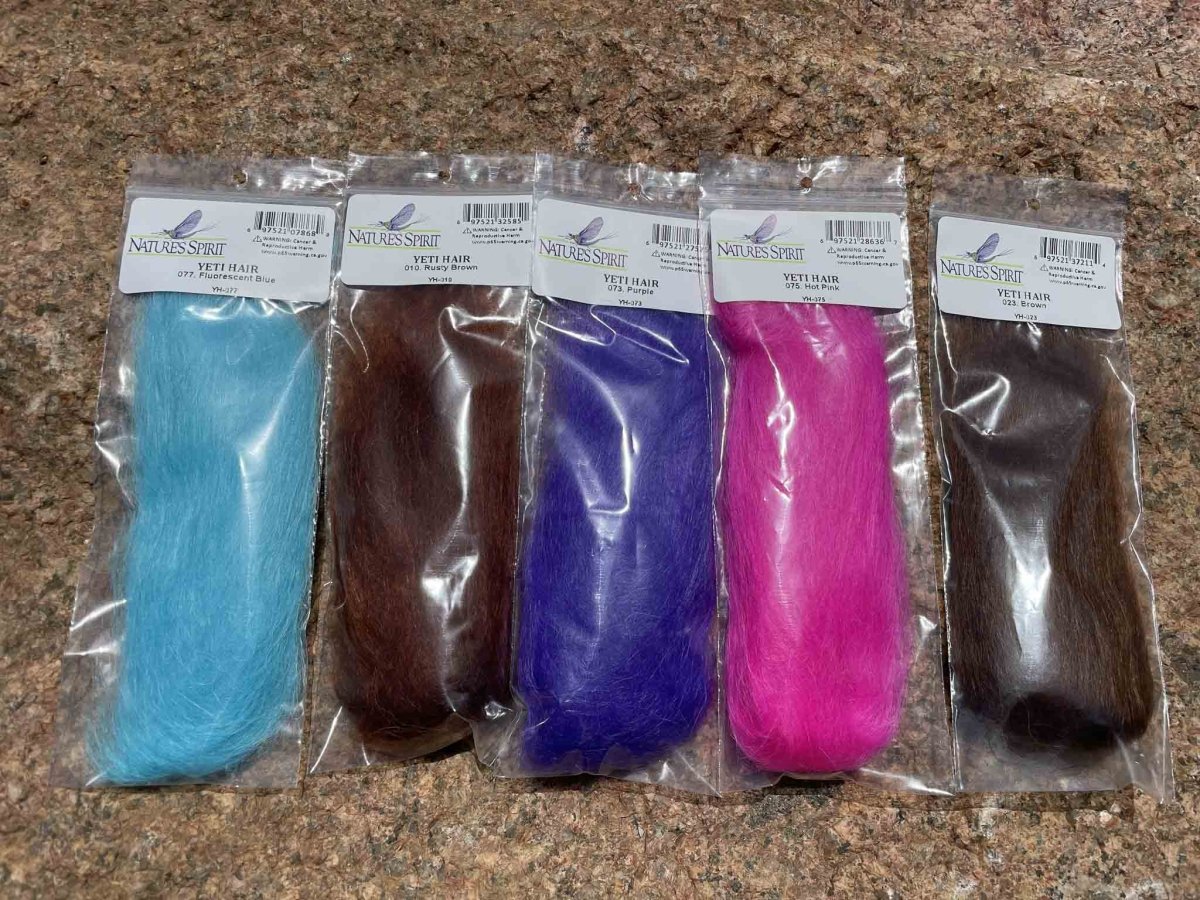 Natures Spirit - Yeti Hair - Feather Craft Fly Fishing