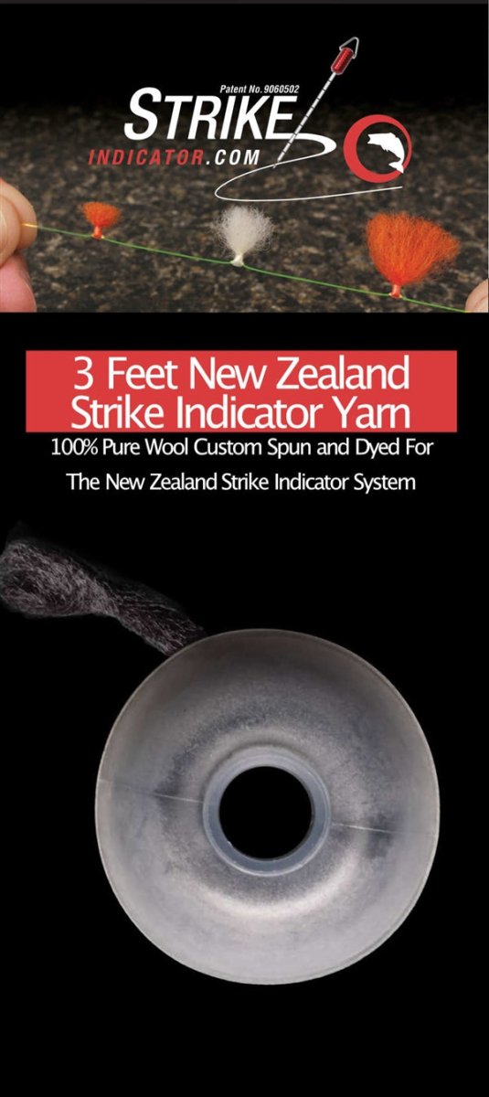 New Zealand Strike Indicator - NEW ZEALAND WOOL YARN SPOOLS - Feather Craft Fly Fishing