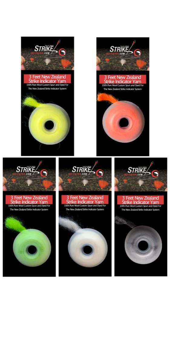 New Zealand Strike Indicator - NEW ZEALAND WOOL YARN SPOOLS - Feather Craft Fly Fishing