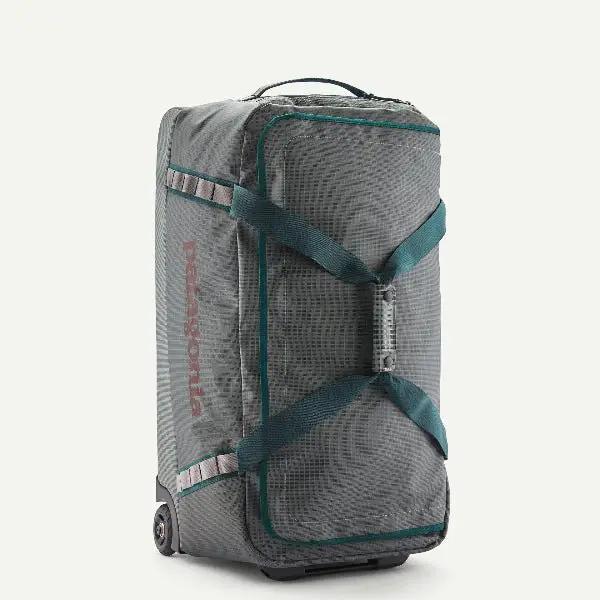 patagonia narwhal grey and orange black hole 40 Travel bag cinnamon brown 50 cm reinforced haul handles withstand overzealous baggage handlers Patagonia Black Hole 55L Duffel