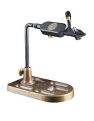 Regal - Regal Medallion Rotary Jaw Bronze Pocket Pedestal Base Vise - Feather Craft Fly Fishing
