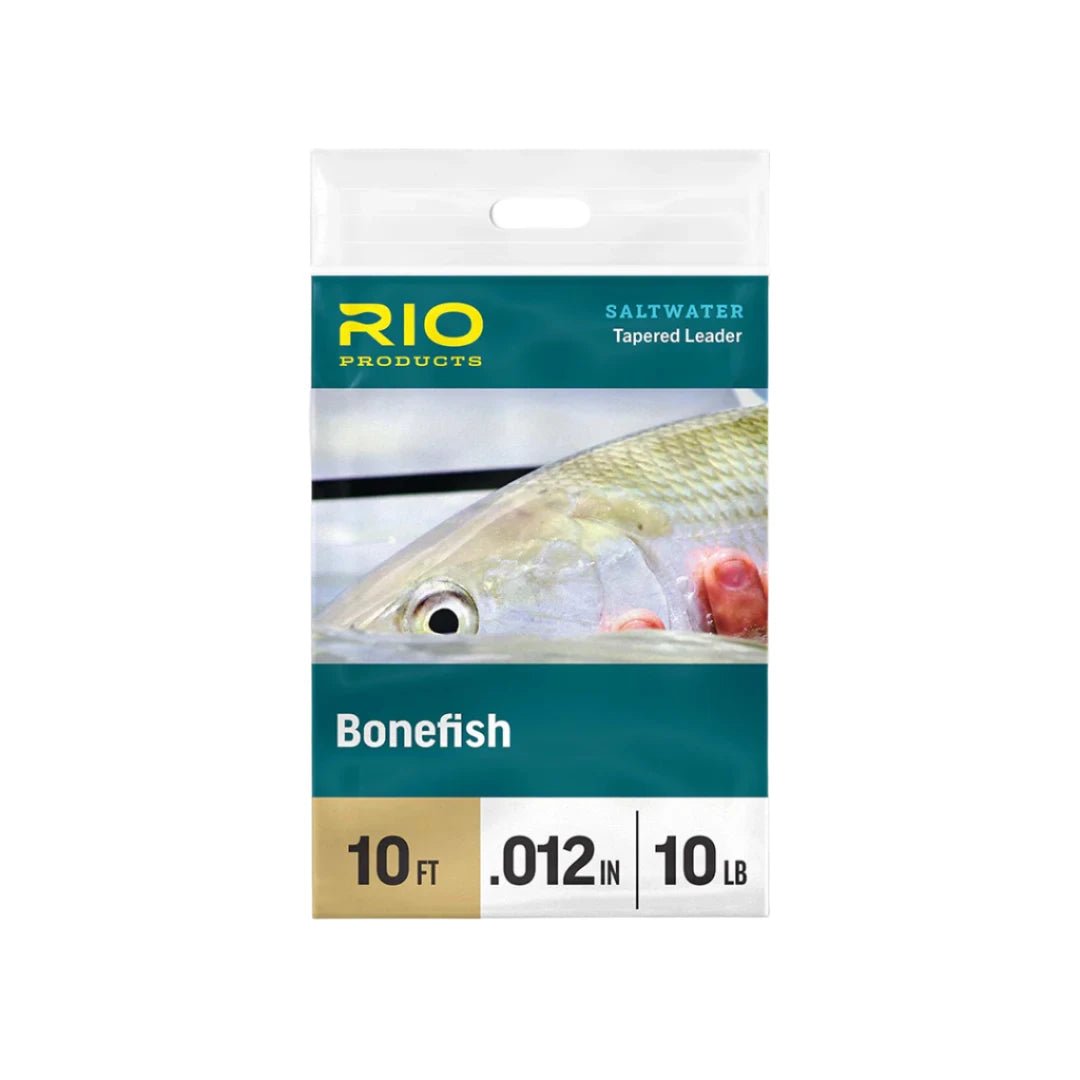 Rio - Rio Knotless Bonefish 10 - Foot Tapered Leaders - 3 - Pak - Feather Craft Fly Fishing