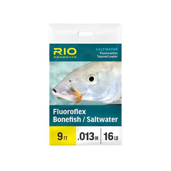 Rio - Rio Knotless Fluoroflex Bonefish/Saltwater 9 - Foot Tapered Leaders - Feather Craft Fly Fishing