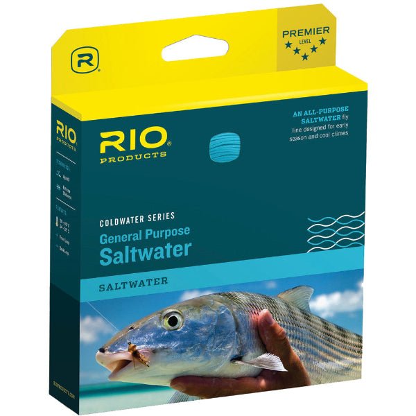 Rio - Rio Premier Coldwater General Purpose Saltwater WF10F Floating Fly Line - Feather Craft Fly Fishing