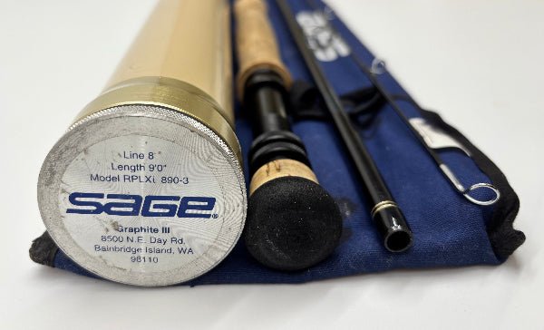 Sage - Trade-In Sage RPLXi 890-3 Saltwater Fly Rod - Feather Craft Fly Fishing