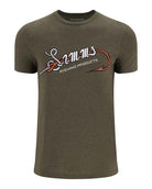 Simms - Simms Hook & Loop Logo T-Shirt - Feather Craft Fly Fishing