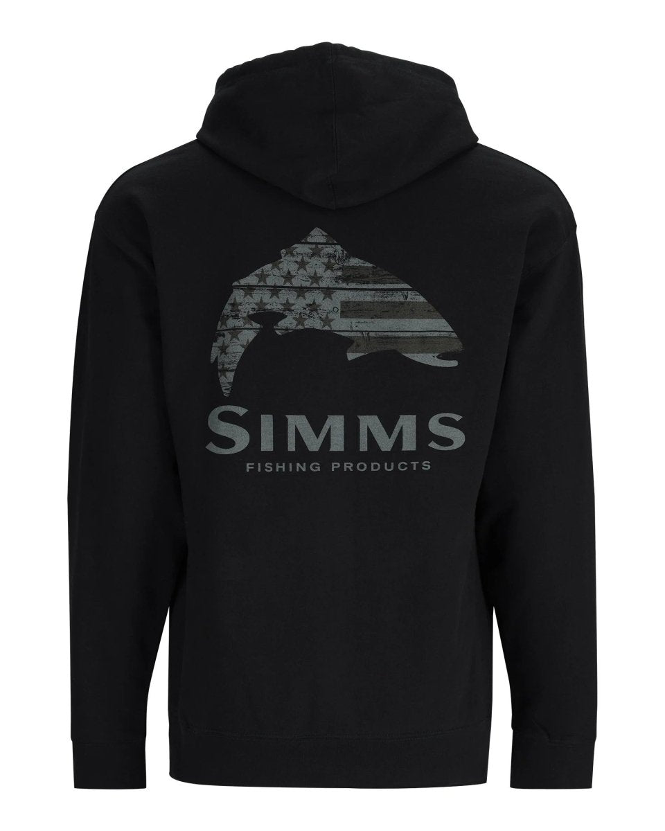 Simms - Simms Wooden Flag Trout Hoody - Feather Craft Fly Fishing
