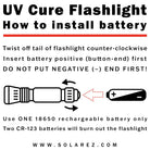 Solarez - Solarez High - Output UV Flashlight Resinator - Feather Craft Fly Fishing