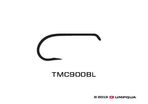 Tiemco - TMC 900BL Black Barbless Dry Fly Hook - Feather Craft Fly Fishing