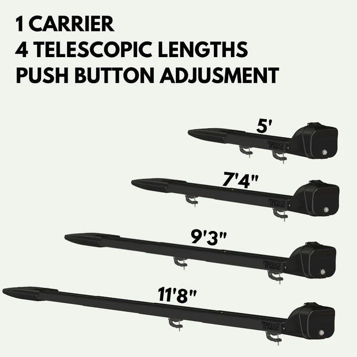 Trxstle - Trxstle Crc Euro Fly Rod Carrier V3.0 - Adjustable (11'6") - Feather Craft Fly Fishing