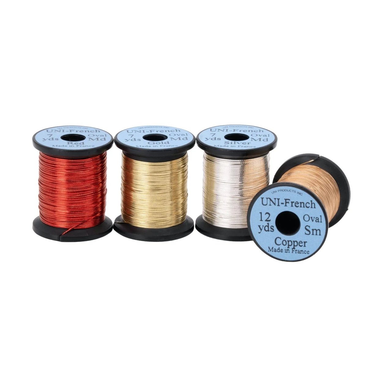 UNI - Uni French Oval Metallic Tinsel - Feather Craft Fly Fishing