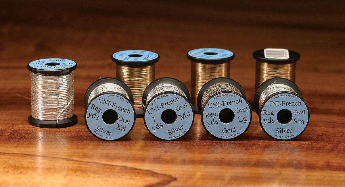 UNI - Uni French Oval Metallic Tinsel - Feather Craft Fly Fishing