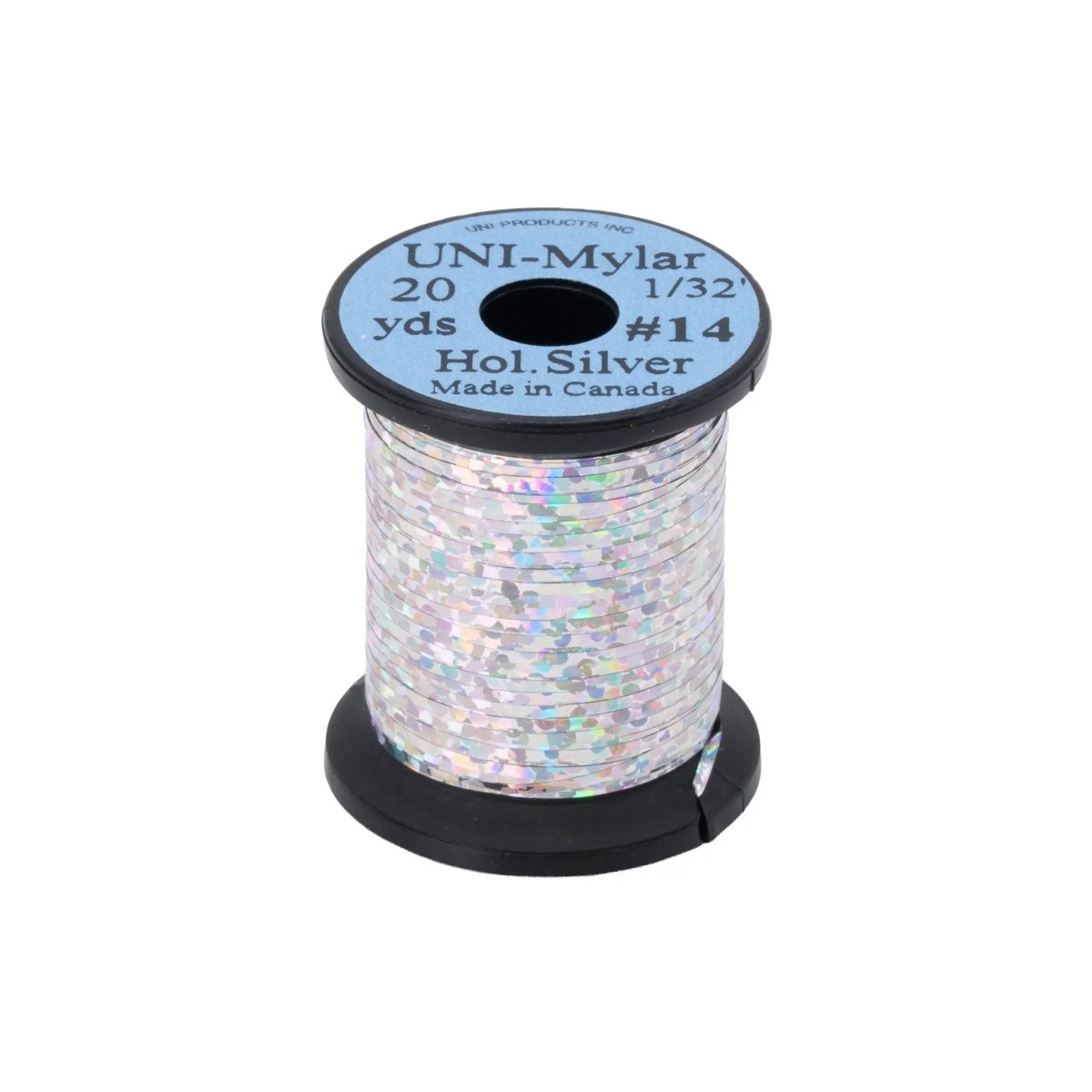 UNI - Uni-Mylar Flat Holographic Tinsel - Feather Craft Fly Fishing