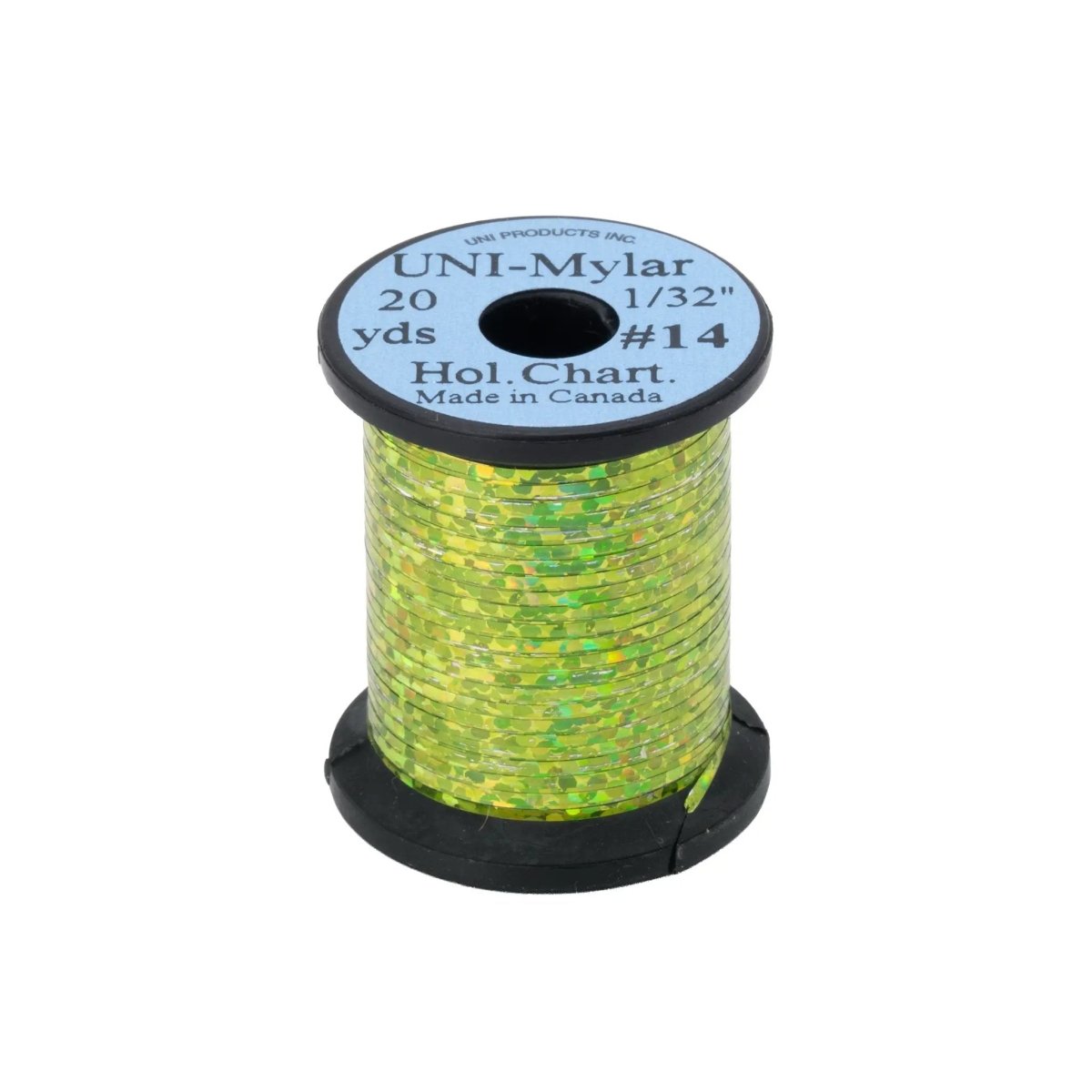UNI - Uni-Mylar Flat Holographic Tinsel - Feather Craft Fly Fishing