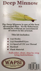 Wapsi - Clouser Deep Minnow Fly Tying Kit - Feather Craft Fly Fishing