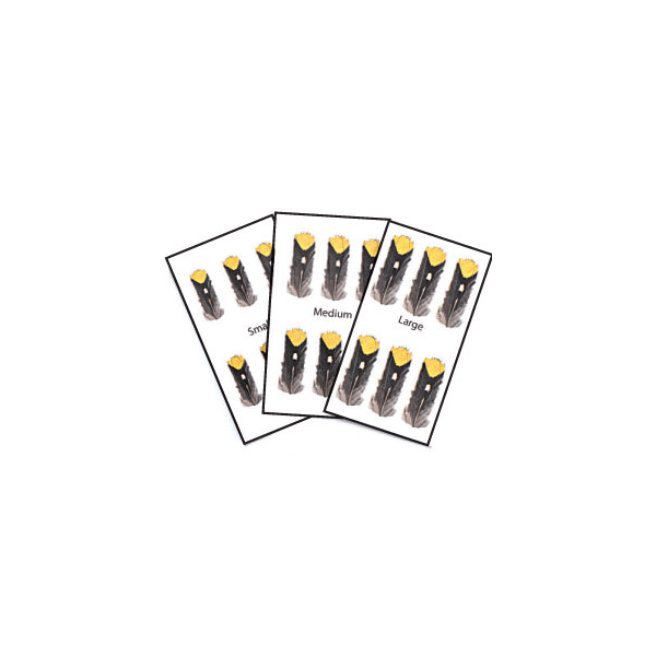 Wapsi - Mylar Imitation Jungle Cock Eyes - Feather Craft Fly Fishing