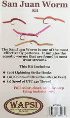 Wapsi - San Juan Worm Fly Tying Kit - Feather Craft Fly Fishing