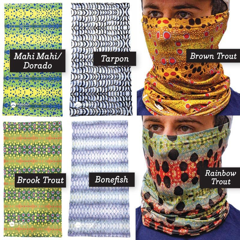 Wingo - Wingo Fish Skin Neck Gaiter - Feather Craft Fly Fishing