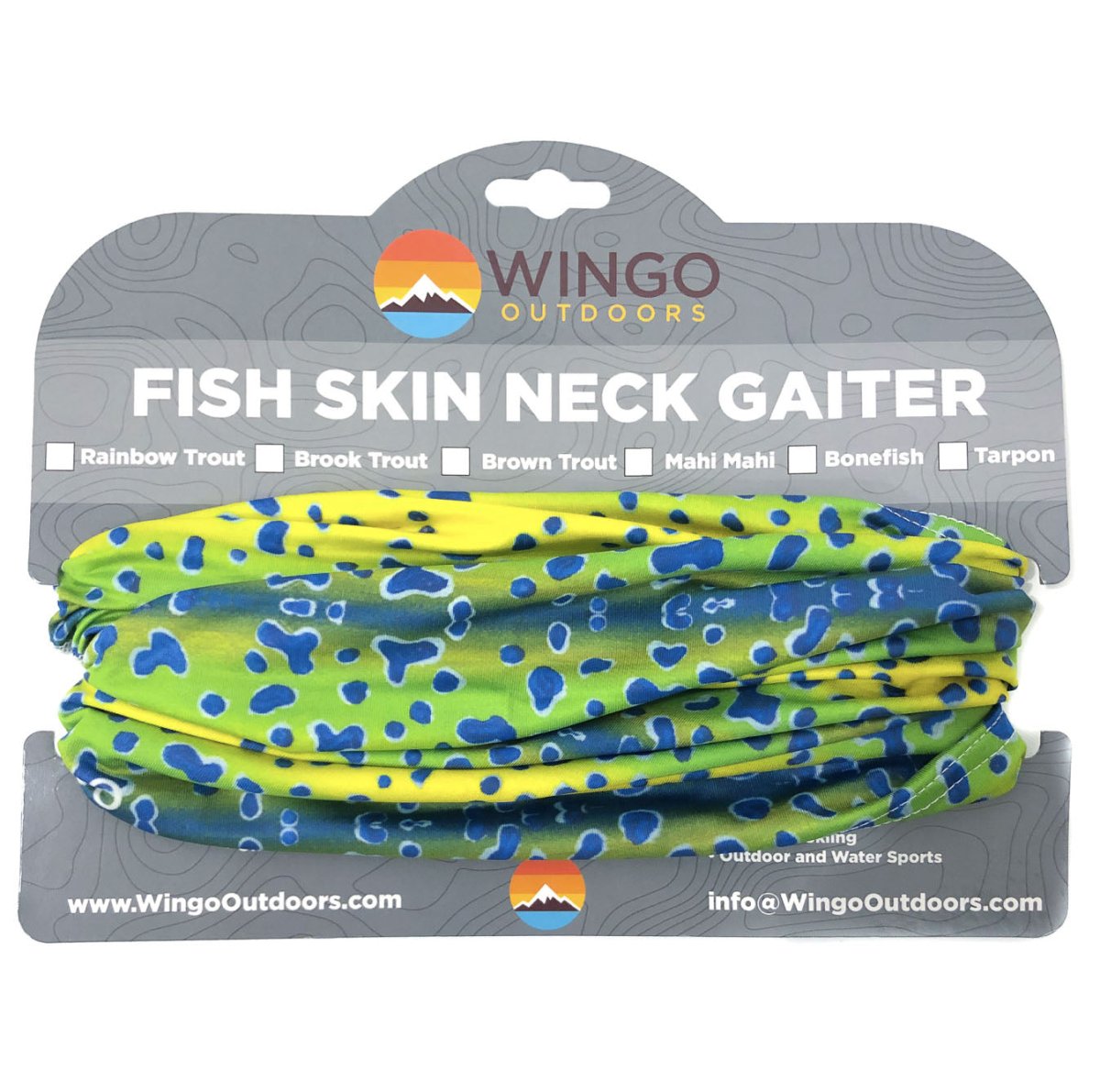 Wingo - Wingo Fish Skin Neck Gaiter - Feather Craft Fly Fishing