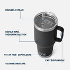 Yeti - Yeti Rambler 35 - oz Straw Mug - Feather Craft Fly Fishing