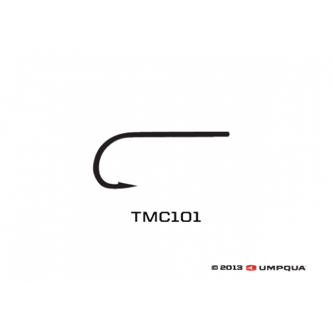 100 Tiemco Dry Fly Hooks, TMC 101 Size 22, Fly Tying