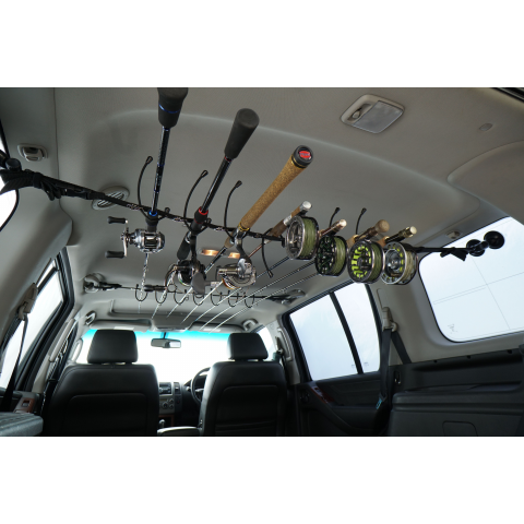 SUV Home Made Rod Holder - Expedition Portal  Fishing rod storage, Fishing  pole storage, Fishing rod
