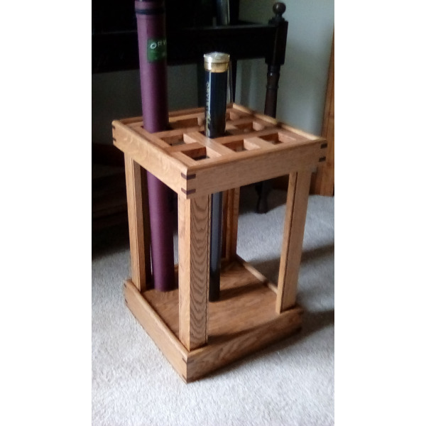 Fly Rod and Tube Storage Rack 